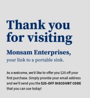 industrial framework supplier antioch PortableSink - Monsam Enterprises