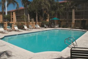 Pool at the La Quinta Inn by Wyndham Bakersfield South in Bakersfield, California