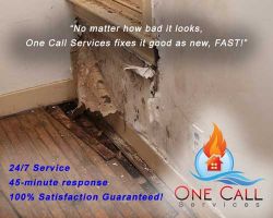 fire damage restoration service fremont One Call Services