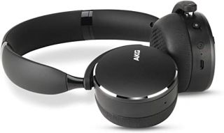 AKG Y500 On-Ear Foldable Wireless Bluetooth Headphones - Black