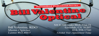 optical wholesaler glendale Bill Valentine Optical