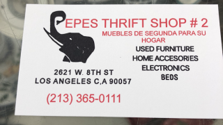 used furniture store inglewood Pepe's Thrift Shop