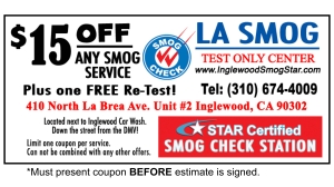 sanitary inspection inglewood LA Smog Test Only Center