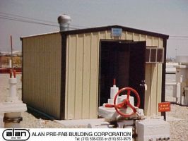 NON COMBUSTIBLE STEEL FRAMED BUILDINGS, DELIVERED FULLY ASSEMBLED. FOR USE AS EQUIPMENT ENCLOSURES, PLC BUILDINGS, LABORATORIES, SCADA ENCLOSURES, PUMP HOUSES.