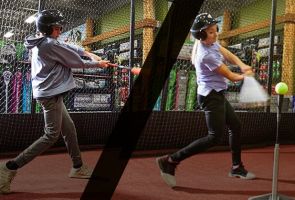 batting cage center irvine HitTrax Batting Cage