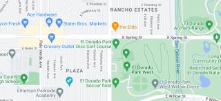 disc golf course irvine El Dorado Park Disc Golf Course