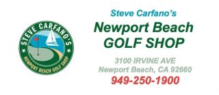 golf shop irvine Steve Carfano's Newport Beach Golf Shop