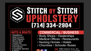 auto upholsterer irvine Stitch By Stitch Upholstery