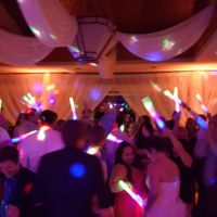 The right lighting can elevate your wedding reception from average to extraordinary. Choose from classy LED uplights to club style dance floor lights that will wow and excite your guests.