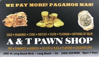 gold dealer long beach A & T Pawn & Jewelry Inc