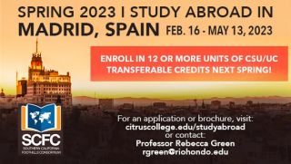 Spring 2023 Study Abroad in Madrid, Spain