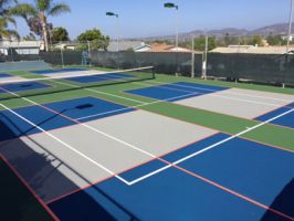 Pickleball and Tennis Multi-Game Court Construction