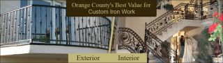 Deck & Stair Wrought Iron Railing