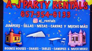 party equipment rental service ontario A-J Party Rental