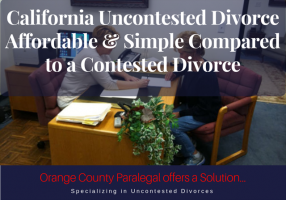 California Uncontested Divorce 1b