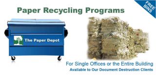 Get Free Paper Recycling Bins