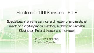 piano repair service orange Electronic MIDI Services - EMS