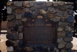 2. Old Santa Ana Marker