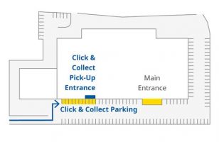 Map to IKEA Covina Click & Collect pick-up location