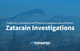 The Top Rated Award for Armando Zatarain Investigations