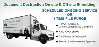 Onsite & Offsite Shredding Service