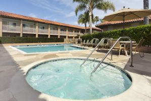 Pool at the Travelodge by Wyndham Orange County Airport/ Costa Mesa in Costa Mesa, California