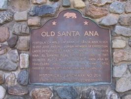 1. Old Santa Ana Marker