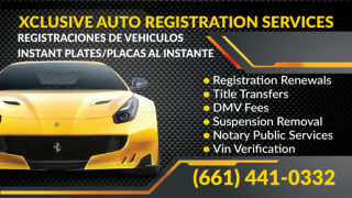 department of motor vehicles palmdale Xclusive Auto Registration Services