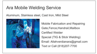 aluminum welder pasadena Ara Mobile Welding Service