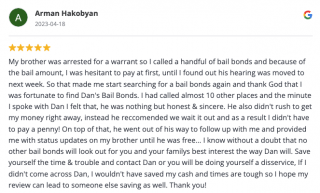bail bonds service rancho cucamonga Dan's Bail Bonds