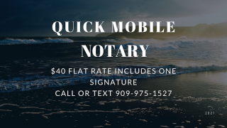 commissioner for oaths rancho cucamonga Quick Mobile Notary Public