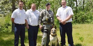 Military Dawgs, Dogs Bond Over Barbecues