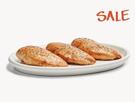 Organic Boneless Skinless Chicken Breast $7.99 lb with Prime. See terms.