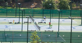 tennis court riverside Andulka Park