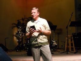 Pastor Steve Daily teaching the word