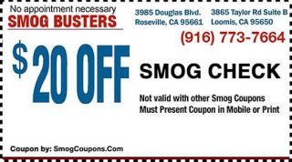 car inspection station roseville Smog Busters Test Only