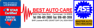 vehicle inspectors in sacramento Best Auto Care