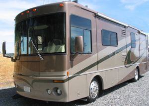 Light Brown Bus — Sacramento, CA — Kearney's Truck Painting