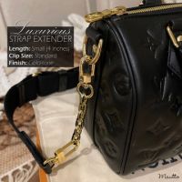 Luxurious Strap Extender Accessory for Louis Vuitton & More - Elongated Box Chain with U-shape Clip