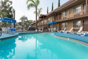 Pool at the Days Inn by Wyndham San Bernardino in San Bernardino, California