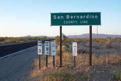 San Bernardino County Line (Photo credit: J. Stephen Conn)
