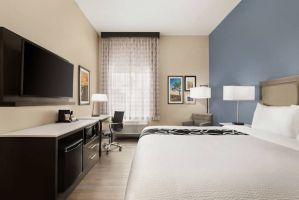 Guest room at the La Quinta Inn & Suites by Wyndham San Bernardino in San Bernardino, California