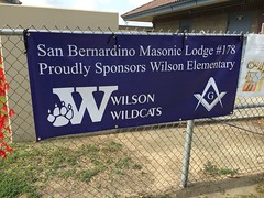 San Bernardino Freemasonry and Wilson Elementary - Masons of CA