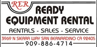 construction equipment supplier san bernardino Ready Equipment Rental Inc.
