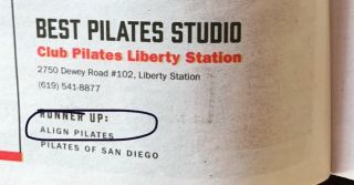 classes correct posture in san diego Align Pilates SD