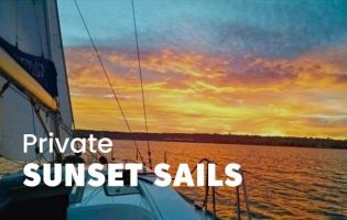 Private Sunset Sail. This is a PRIVATE experience for just you and your friends, family or guests.