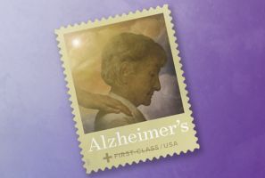 Alzheimer's Awareness Stamp.