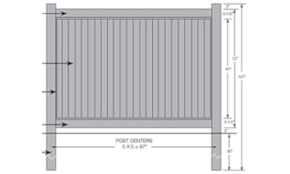 Vinyl Fence Specifications & Diagrams