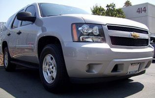 The front end of this Tahoe had been completely destroyed. The fit and finish were factory-perfect after the repair.