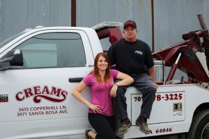 towing service santa rosa Cream's Towing